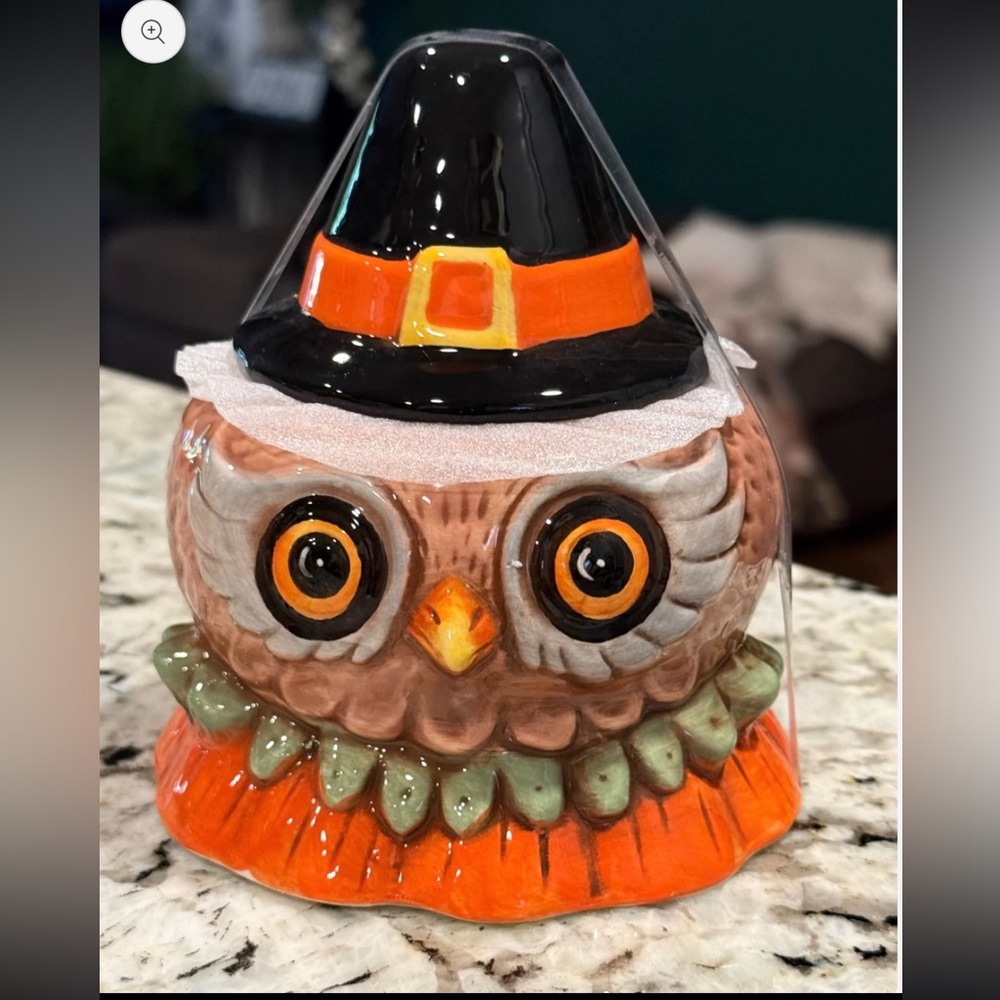 🇺🇸 {BNWT} JOHANNA PARKER Owl Trinket/Candy Dish Decor. Super cute! 2025